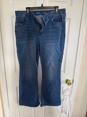 Old Navy (High-Rise Wow Flare) Blue Jeans